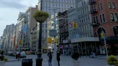 Timelapse Crossing At Flatiron Building