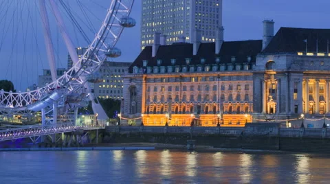 London Eye at night