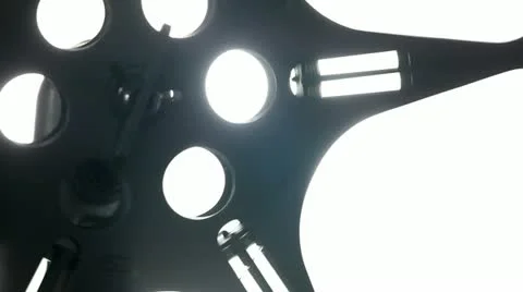 Film Reel 8Mm White