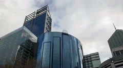 4K Timelapse Perth Skyscrapers