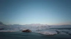 4K Time Lapse Jökulsarlon Sunrise