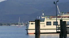 Boat Floating In Marina