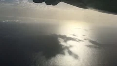 Aerial Cloud Shadows On The Ocean