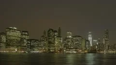 Timelapse Manhatten Skyline Brookly Bridge
