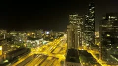 Seattle Nightime Interstate Traffic