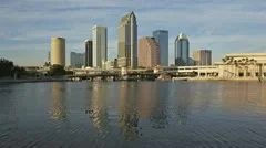 Timelapse Tampa Sunset Skyline
