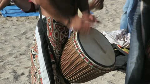 Drummer At The Beach