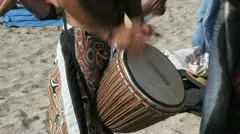 Drummer At The Beach