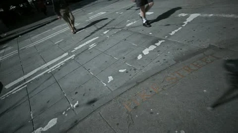 People At Crossing