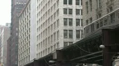 Elevated Train In Chicago