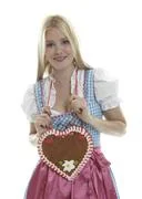 Woman With An Empty German Gingerbread Heart