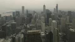 4K Time Lapse Chicago Skyline Sunset