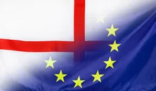European Flag merged with Flag of England