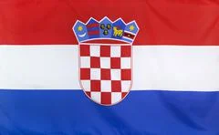 Croatia Flag Real Fabric