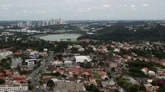 4K Timelapse Curitiba Aerial View Close Up