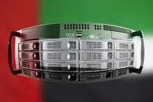 Server Country Concept with Flag of UAE