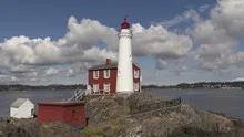 Time lapse lighthouse zoom in