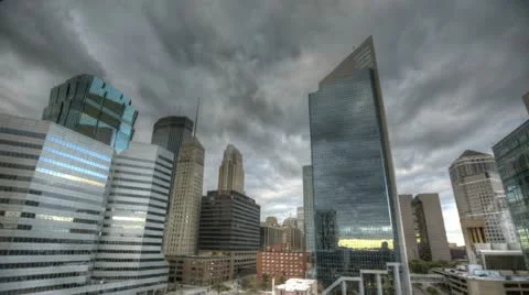 Hdr Timelapse Of Minneapolis Downtown