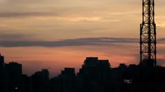 4K Timelapse Sao Paulo Skyline Sunrise
