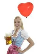 Woman In Dirndl