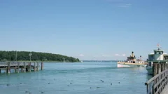 Tourist Cruiseship On Chiemsee