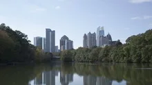 4K Time lapse Atlanta skyline