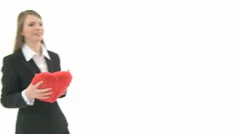 Woman Throws Heart Away Into Camera