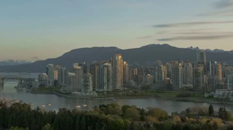 Timelapse Vancouver Skyline