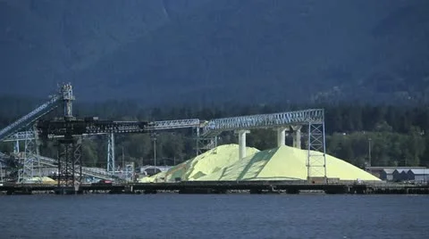 Piles Of Sulfur