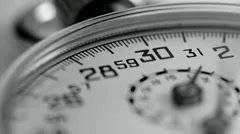 4K Time lapse pan shot Stopwatch