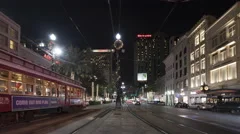 4K Time Lapse New Orleans Canal Street