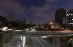 Sao Paulo Traffic Twilight
