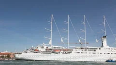 Passing A Yacht In Venice