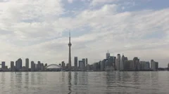 4K Time Lapse Toronto Skyline Daytime, Canada