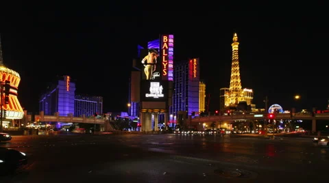 Crossroad at night