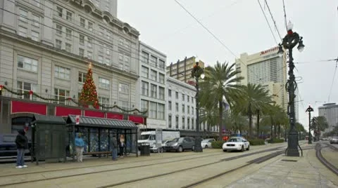 Timelapse Trolley Stop