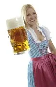 Woman With Beer Mug