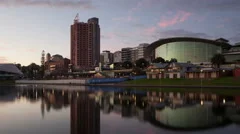 4K Timelapse Adelaide Convention Centre Close Up