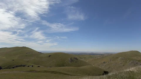 Timelapse Clouds Over Hills