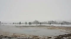 Slowmotion Geyser Strokkur Eruption Iceland