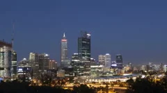 4K Timelapse Houston Skyline Sunrise Panorama