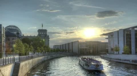 Hdr Timelapse Berlin Spree