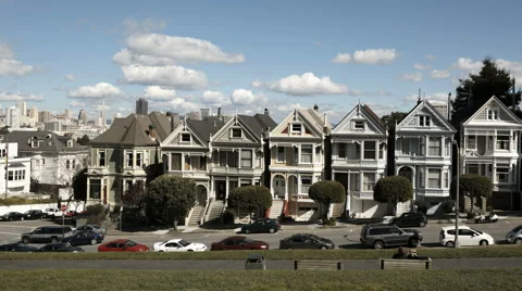 San Francisco Painted Ladies Timelapse