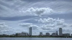 Hdr Time Lapse Boston Skyline Charles River