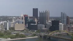 Pittsburgh Skyline Timelapse Close Up