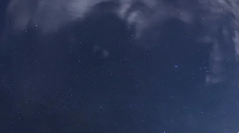 Time Lapse Zoom Out Night Sky Stars