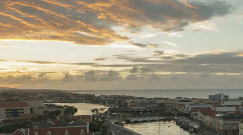 Time Lapse Curacao Willemstad Promenade