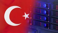 Technology Concept with Flag of Turkey