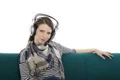 Woman Listening To Music