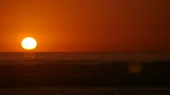 4K Timelapse Sunset At The Pacific Ocean